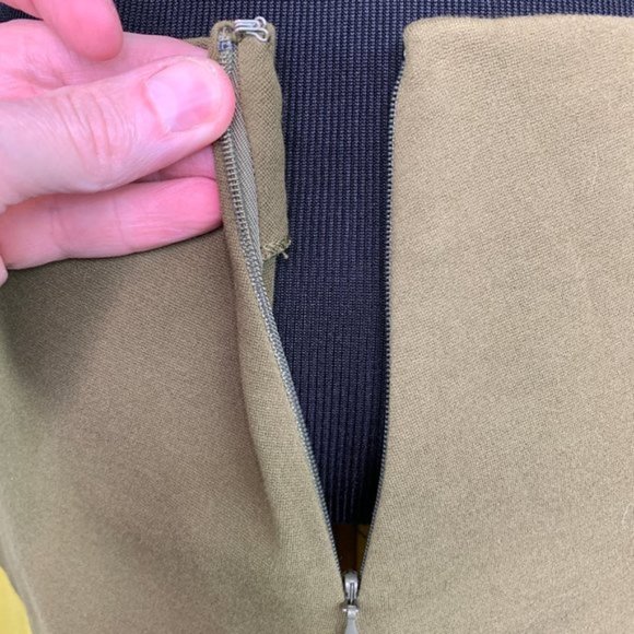 Diane Von Furstenberg Mod Color Block 70s Style Stretch Mini Skirt - Picture 8 of 9